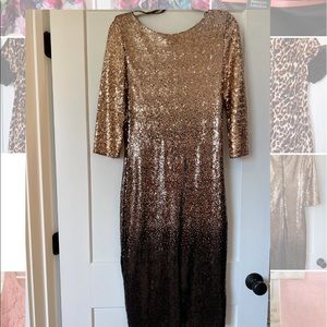 Premier Amour sequins chambray dress